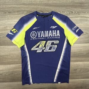 Vintage Yamaha Shirt Mens Medium Factory Racing MotoGP VR46 Valentino Rossi 90s